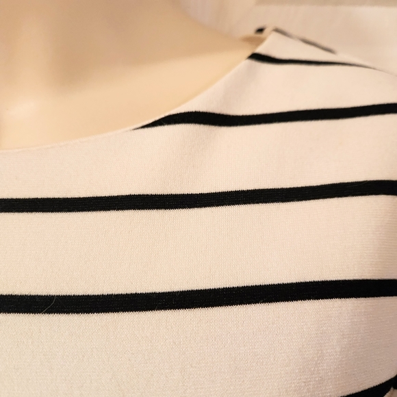 H&M STRIPED LONG SLEEVE DRESS - Picture 7 of 11